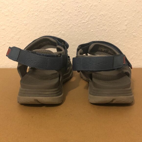 EARTH ORIGINS Sandals Men's Size 9 Blue Bostonian Bowen Sport Hook & Loop - Picture 4 of 11